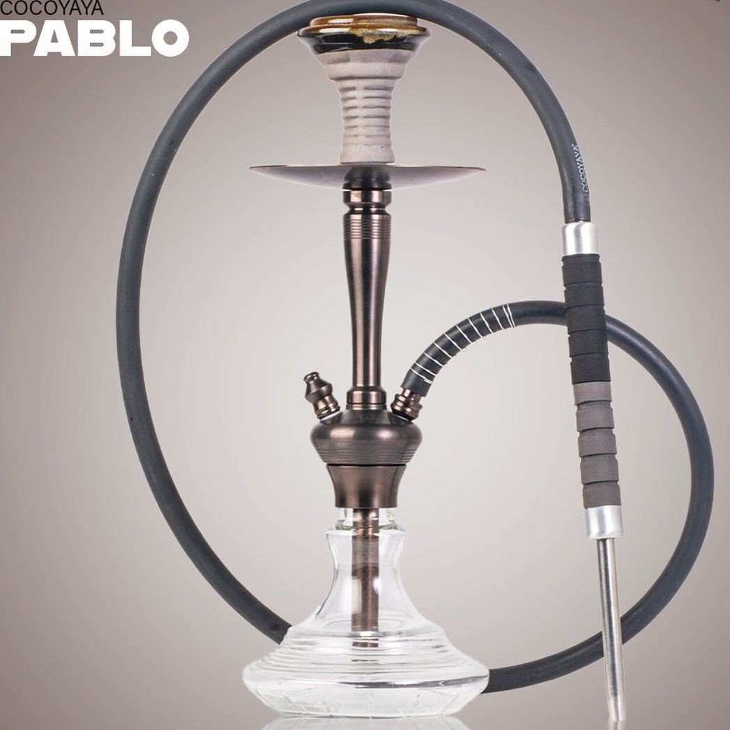 COCOYAYA Pablo Hookah - Bronze Stem & Transparent Base