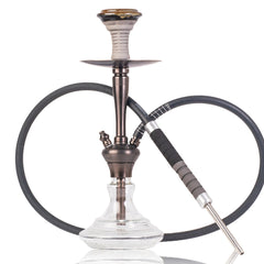 COCOYAYA Pablo Hookah - Bronze Stem & Transparent Base