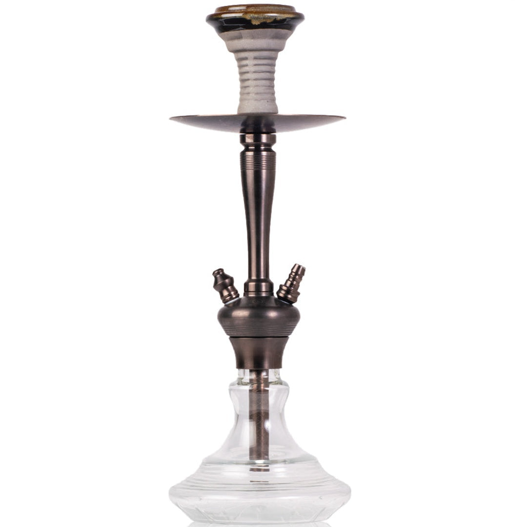 COCOYAYA Pablo Hookah - Bronze Stem & Transparent Base