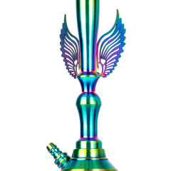 COCOYAYA Phantom Hookah - Rainbow Stem & Transparent Base