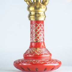 COCOYAYA Simba 2.0 Hookah - Gold Stem & Red Base