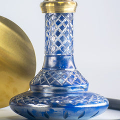 COCOYAYA Simba 2.0 Hookah - Gold Stem & Blue Base