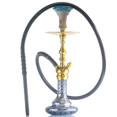COCOYAYA Simba 2.0 Hookah - Gold Stem & Blue Base