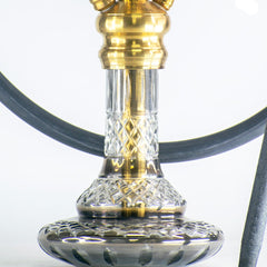 COCOYAYA Simba 2.0 Hookah - Gold Stem & Cut Glass Base