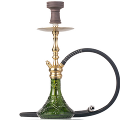 COCOYAYA Simba Hookah - Light Green Base & Golden Stem
