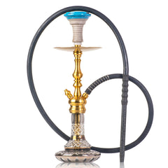 COCOYAYA Simba 2.0 Hookah - Gold Stem & Cut Glass Base