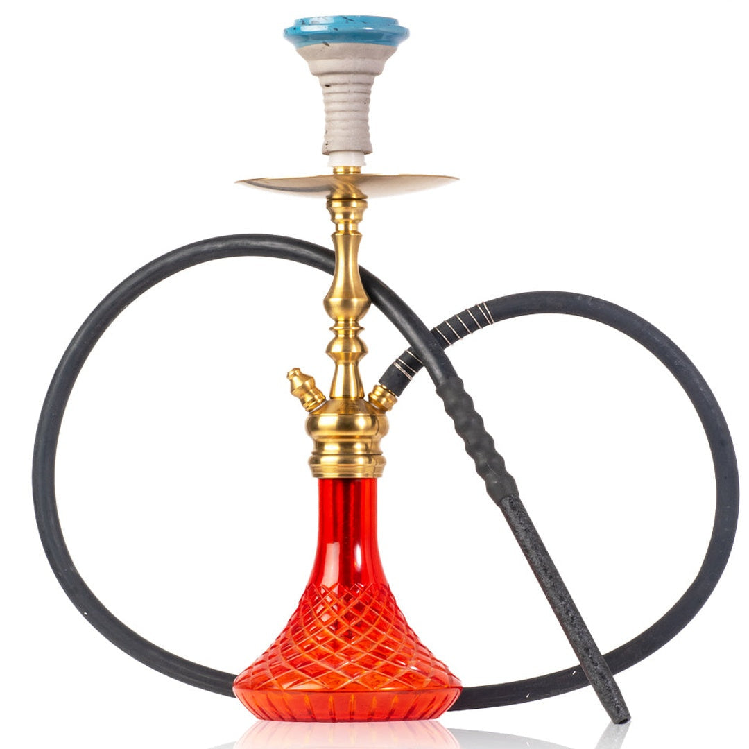 COCOYAYA Simba Hookah - Gold Stem & Red Base