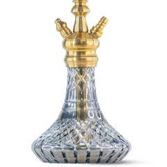 COCOYAYA Simba Hookah - Golden (Cut Glass Base)