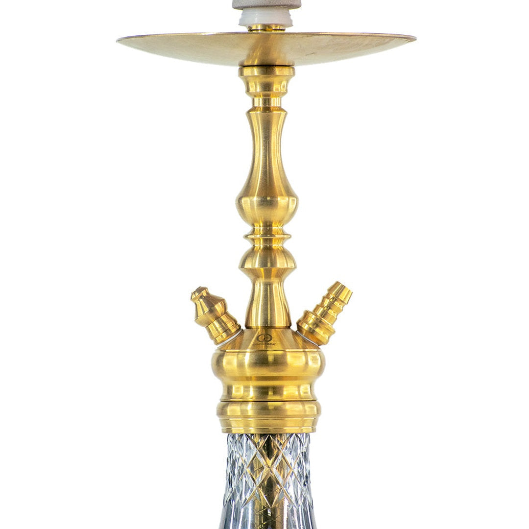 COCOYAYA Simba Hookah - Golden (Cut Glass Base)