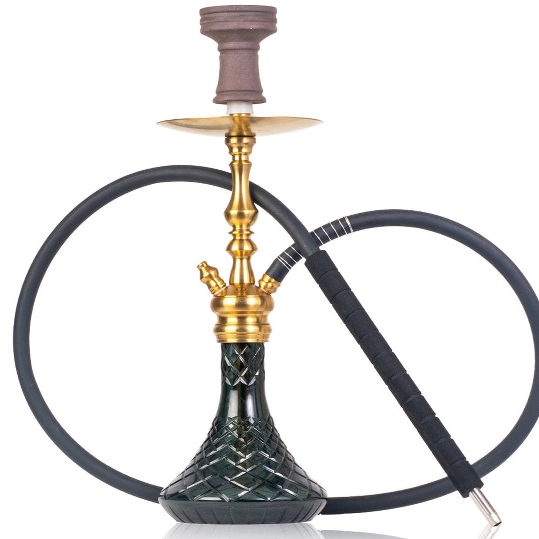 COCOYAYA Simba Hookah - Gold Stem & Black Base