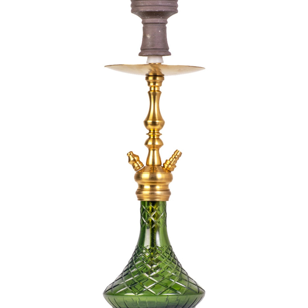 COCOYAYA Simba Hookah - Gold Stem & Green Base