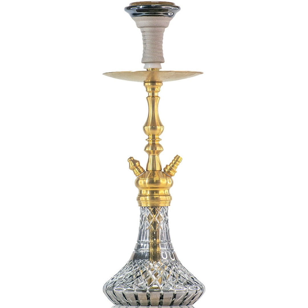 COCOYAYA Simba Hookah - Golden (Cut Glass Base)