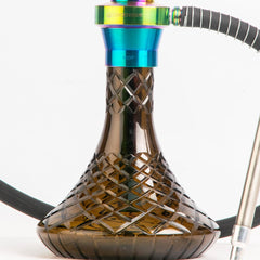 COCOYAYA Sydney Hookah - Rainbow Stem & Grey Base