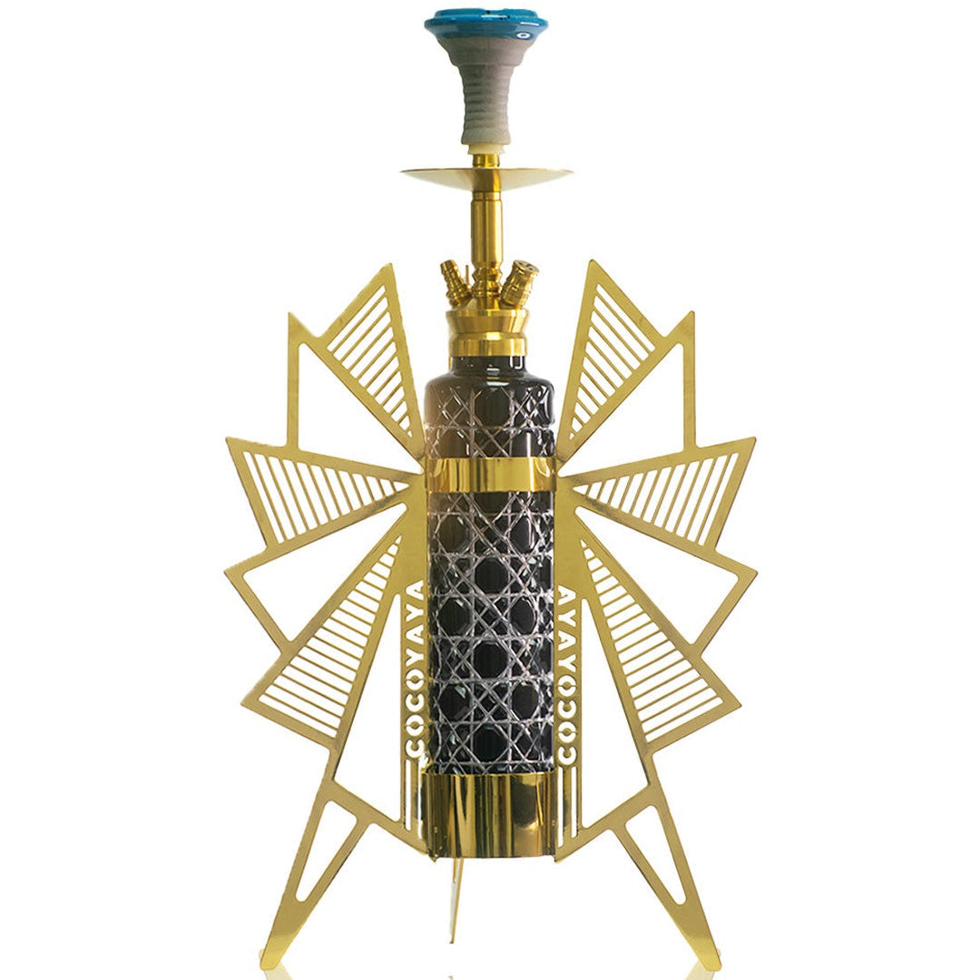 COCOYAYA Thunder Fly Hookah - Golden Wings & Black Base