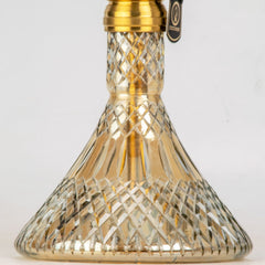 COCOYAYA Titan Hookah (Angel Series) - Gold Stem & Cut Glass Base
