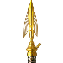 COCOYAYA Titan Hookah (Angel Series) - Gold Stem & Transparent Base