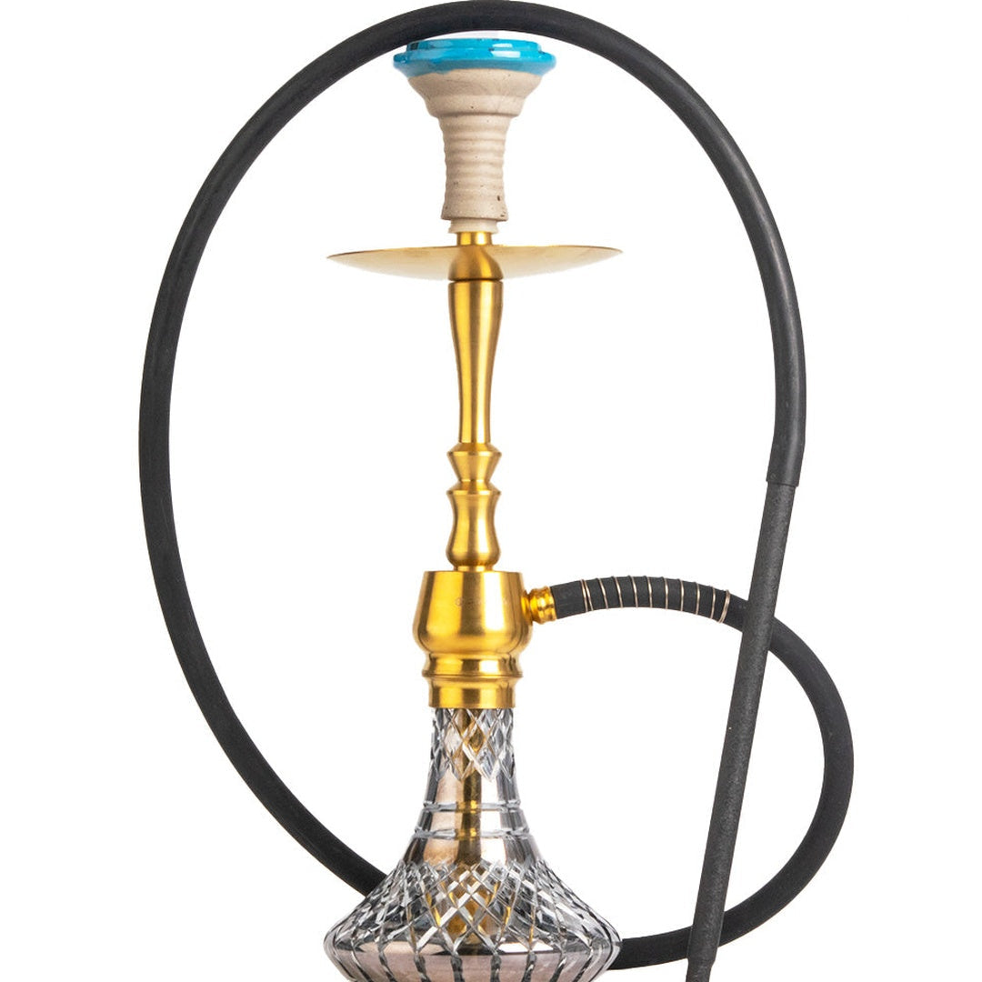 COCOYAYA Tokyo X Hookah - Golden Stem & Cut Glass Base
