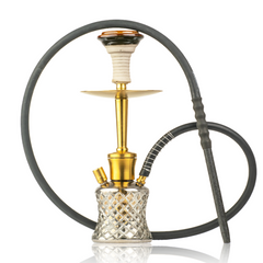COCOYAYA Tom 2.0 Hookah - Gold Stem & Cut Glass Base