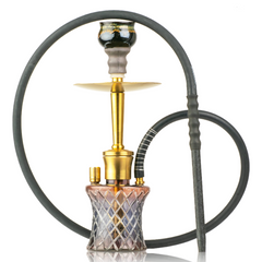COCOYAYA Tom 2.0 Hookah - Gold Stem & Black Base