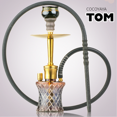 COCOYAYA Tom 2.0 Hookah - Gold Stem & Black Base
