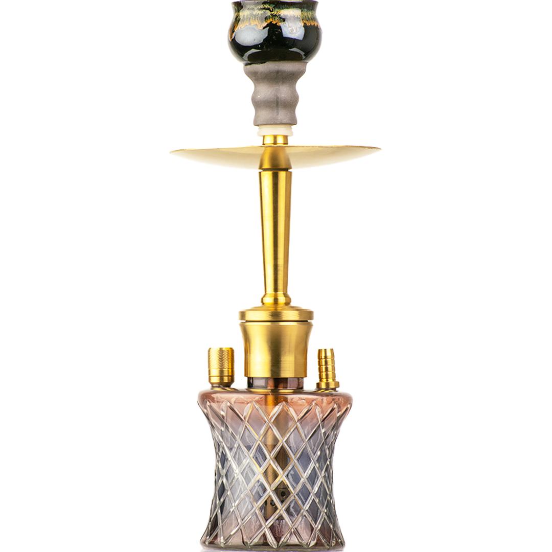 COCOYAYA Tom 2.0 Hookah - Gold Stem & Black Base