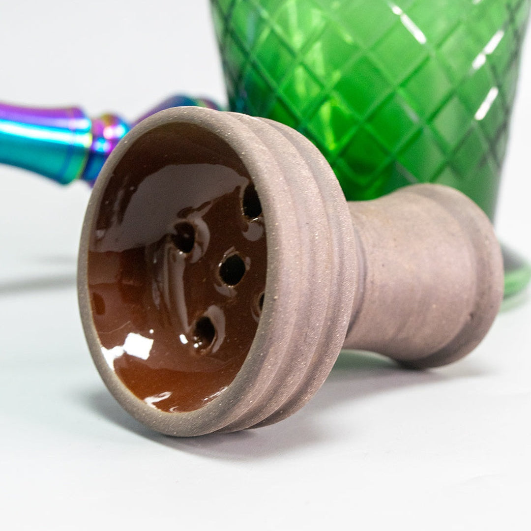 COCOYAYA VIP Amy Hookah - Rainbow Stem & Green Base