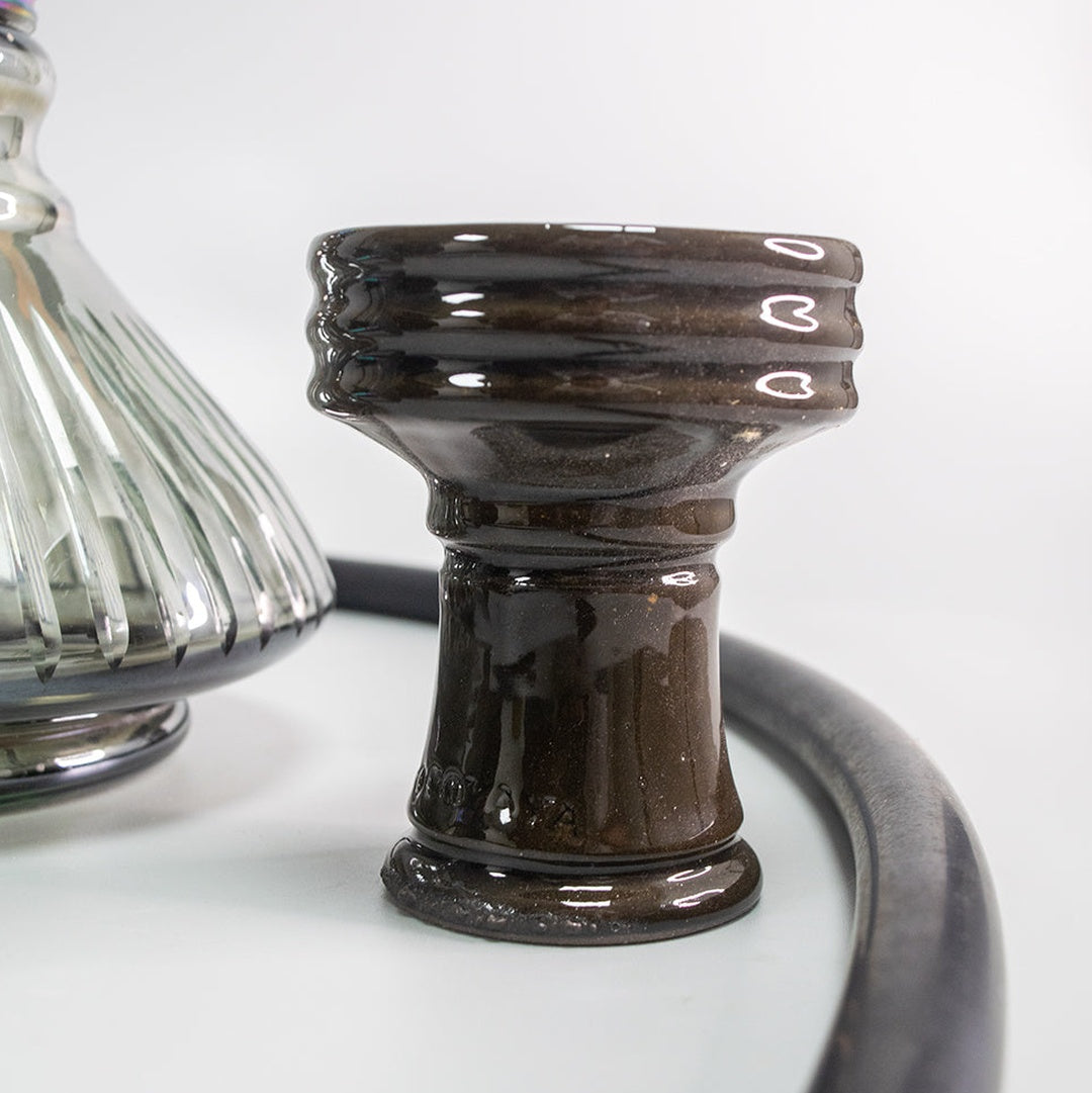 COCOYAYA VIP Micky Hookah - Rainbow Stem & Cut Glass Base