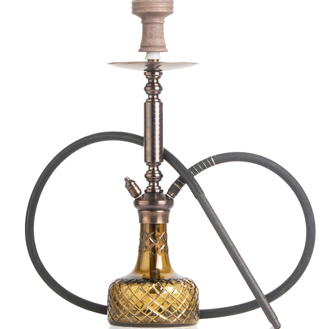 COCOYAYA Valencia Hookah - Bronze & Grey Base