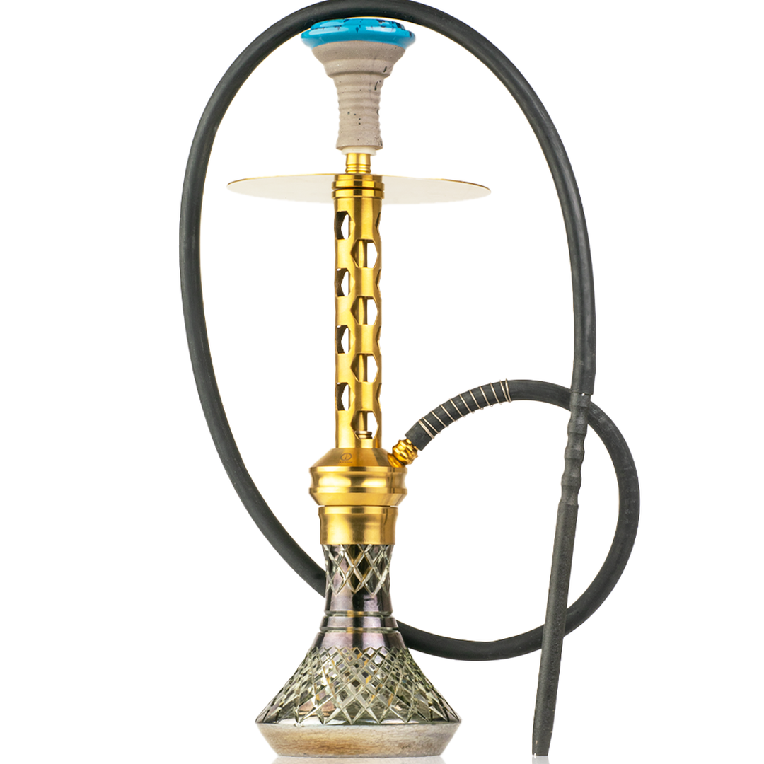 COCOYAYA Valeria Hexa Hookah - Gold Stem & CGB Base