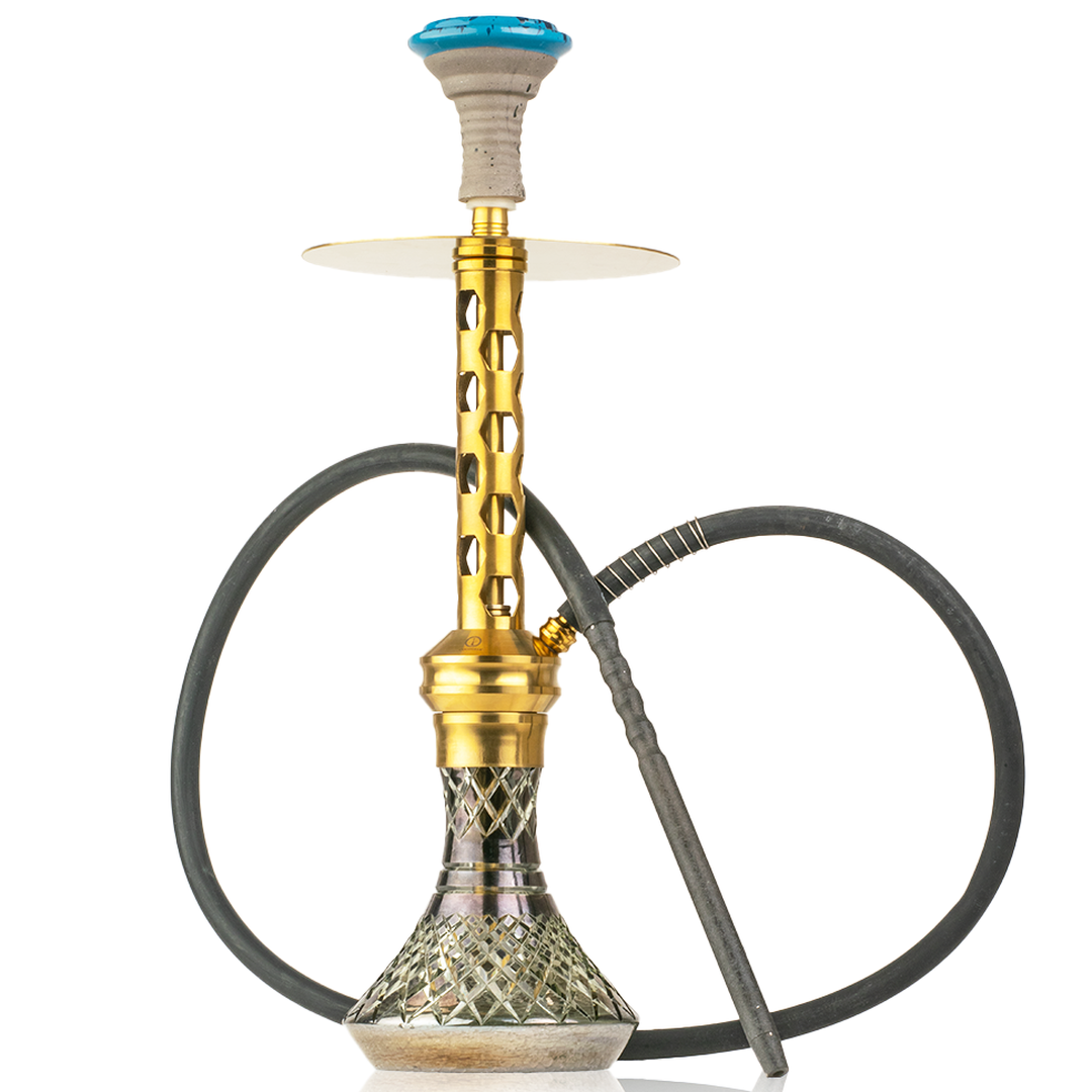COCOYAYA Valeria Hexa Hookah - Gold Stem & CGB Base