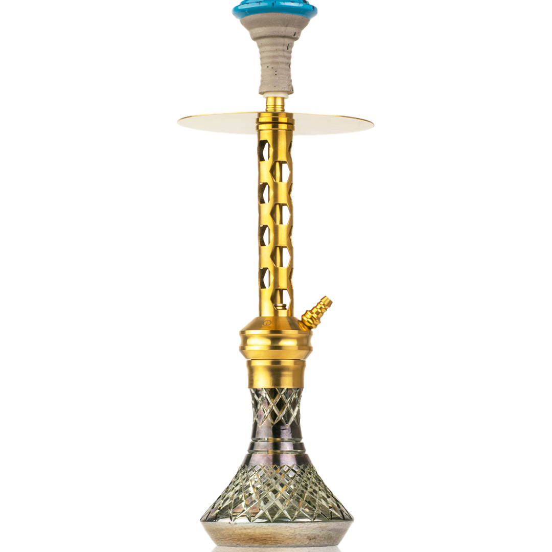 COCOYAYA Valeria Hexa Hookah - Gold Stem & CGB Base