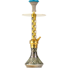 COCOYAYA Valeria Hexa Hookah - Gold Stem & CGB Base