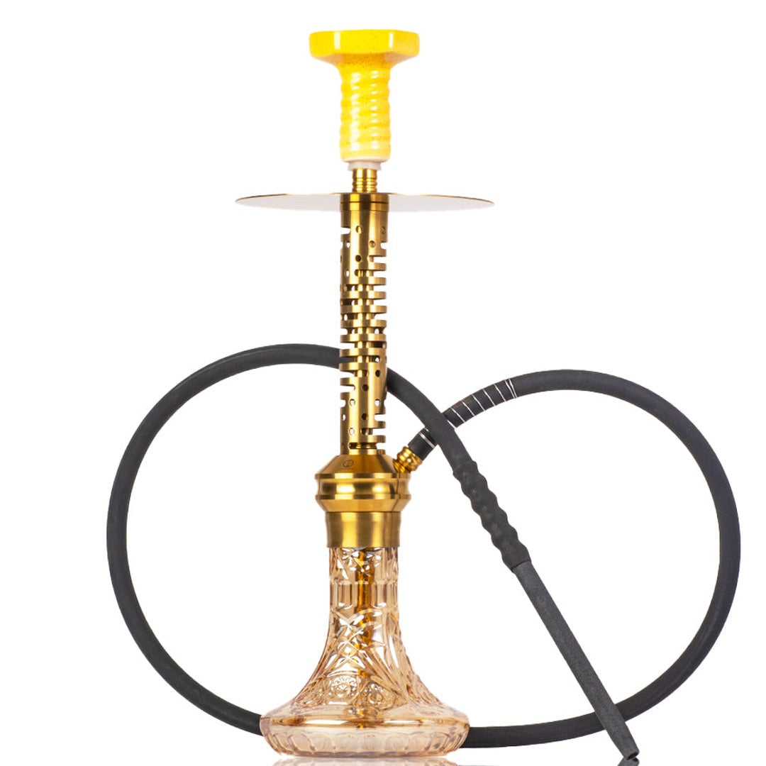 COCOYAYA Valeria Hexa Hookah - Gold Stem & Gold Base