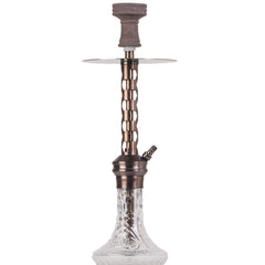 COCOYAYA Valeria Hexa Hookah - Bronze Stem & Transparent Base
