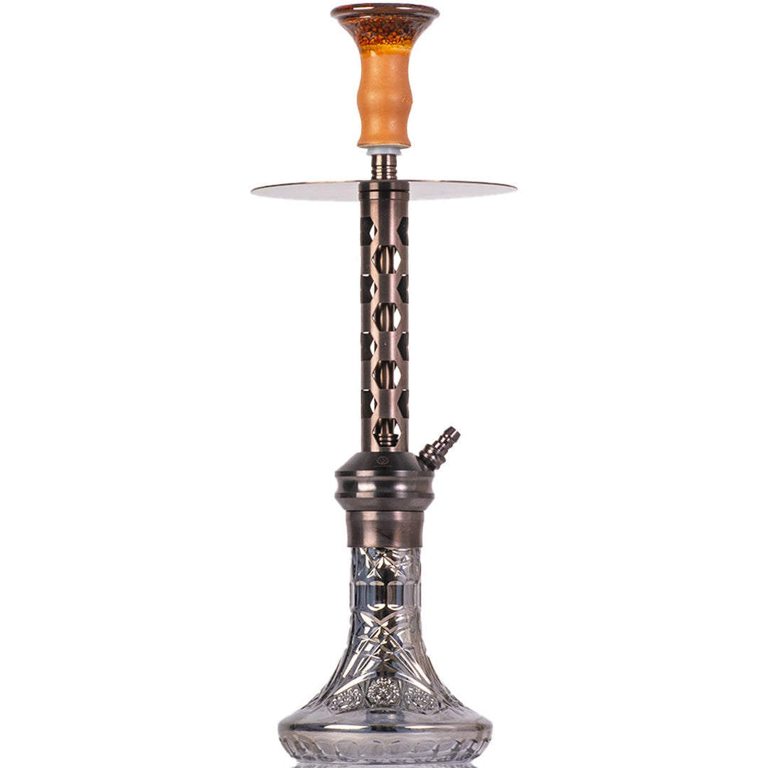 COCOYAYA Valeria Hexa Hookah - Bronze Stem & Grey Base