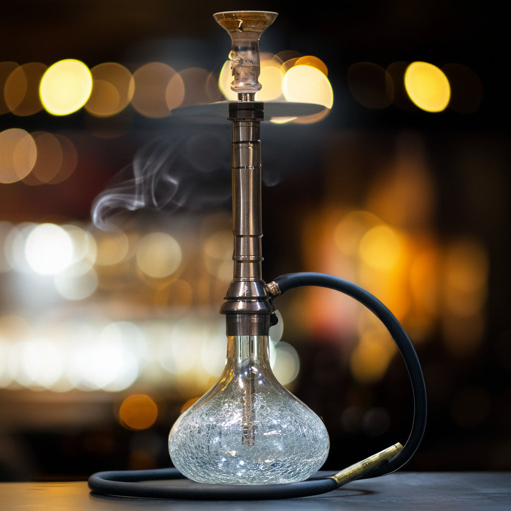 COCOYAYA Vargo Hookah - Bronze & Transparent Crack Base