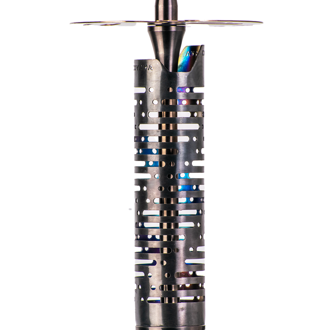 COCOYAYA Vivanta Hookah (Ferro Series) - Bronze Stem & Transparent Base