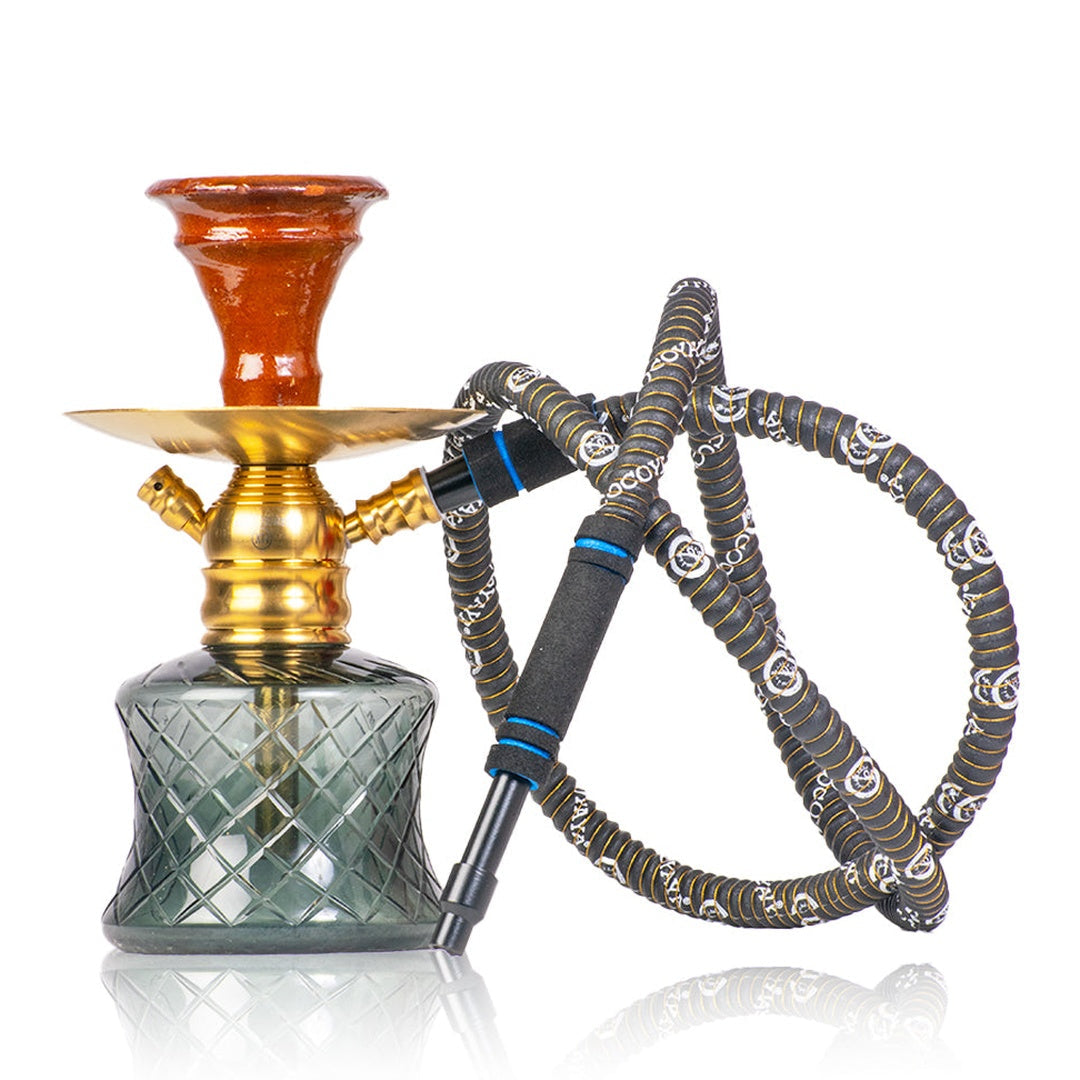 COCOYAYA X14 Hookah - Gold & Grey Base