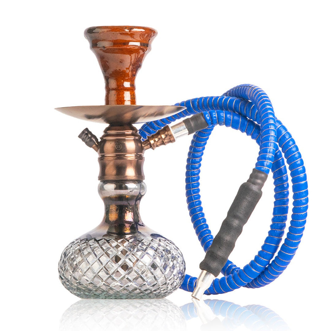 COCOYAYA X16 Hookah - Bronze Stem & Cut Glass Base