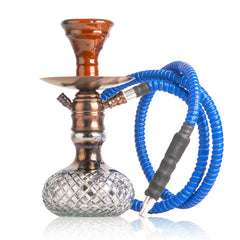 COCOYAYA X16 Hookah - Bronze Stem & Cut Glass Base