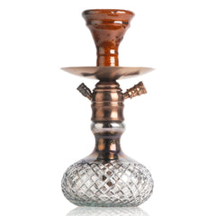 COCOYAYA X16 Hookah - Bronze Stem & Cut Glass Base