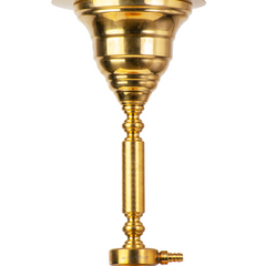 COCOYAYA Yara Hookah - Golden Stem (Amber Base)