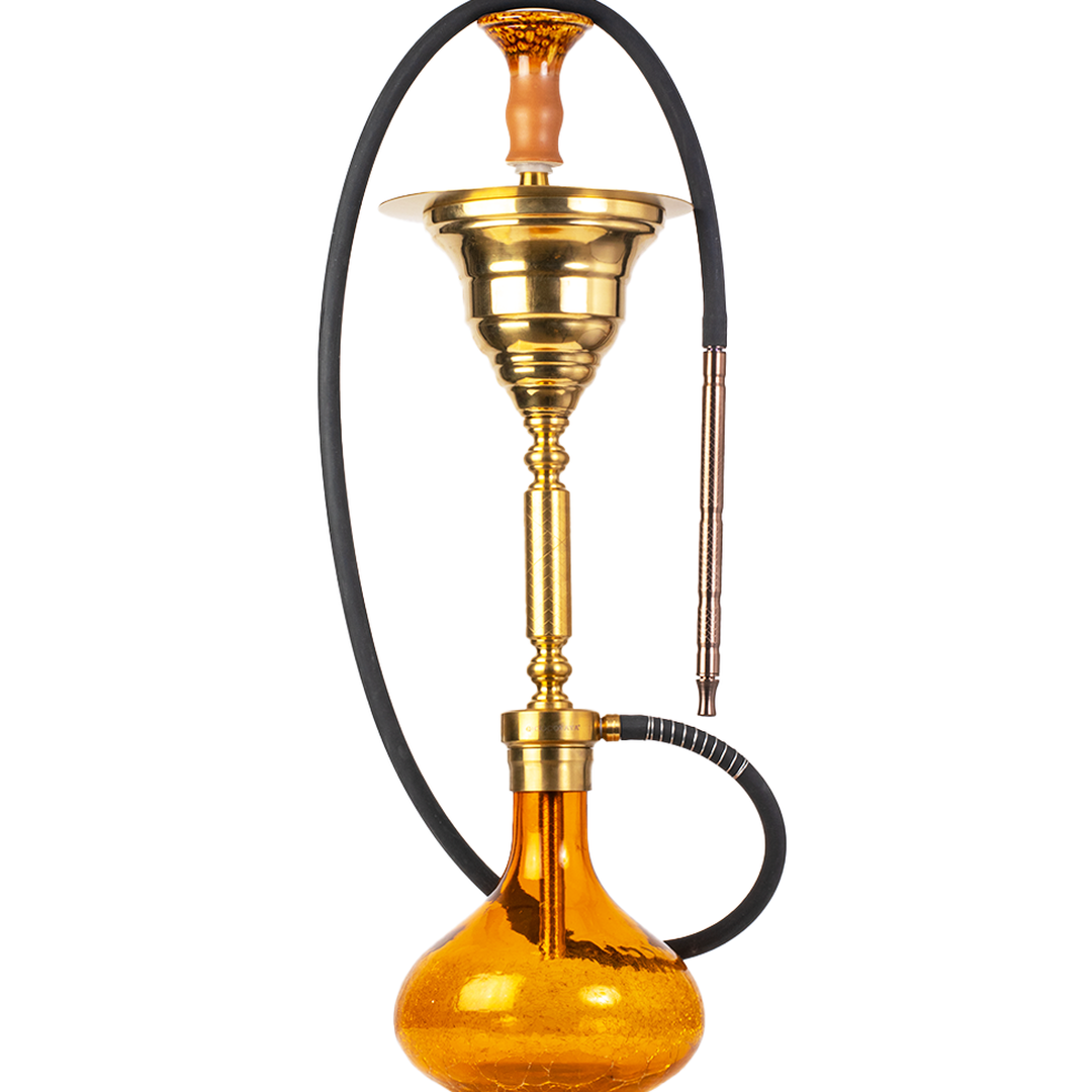 COCOYAYA Yara Hookah - Golden Stem (Amber Base)