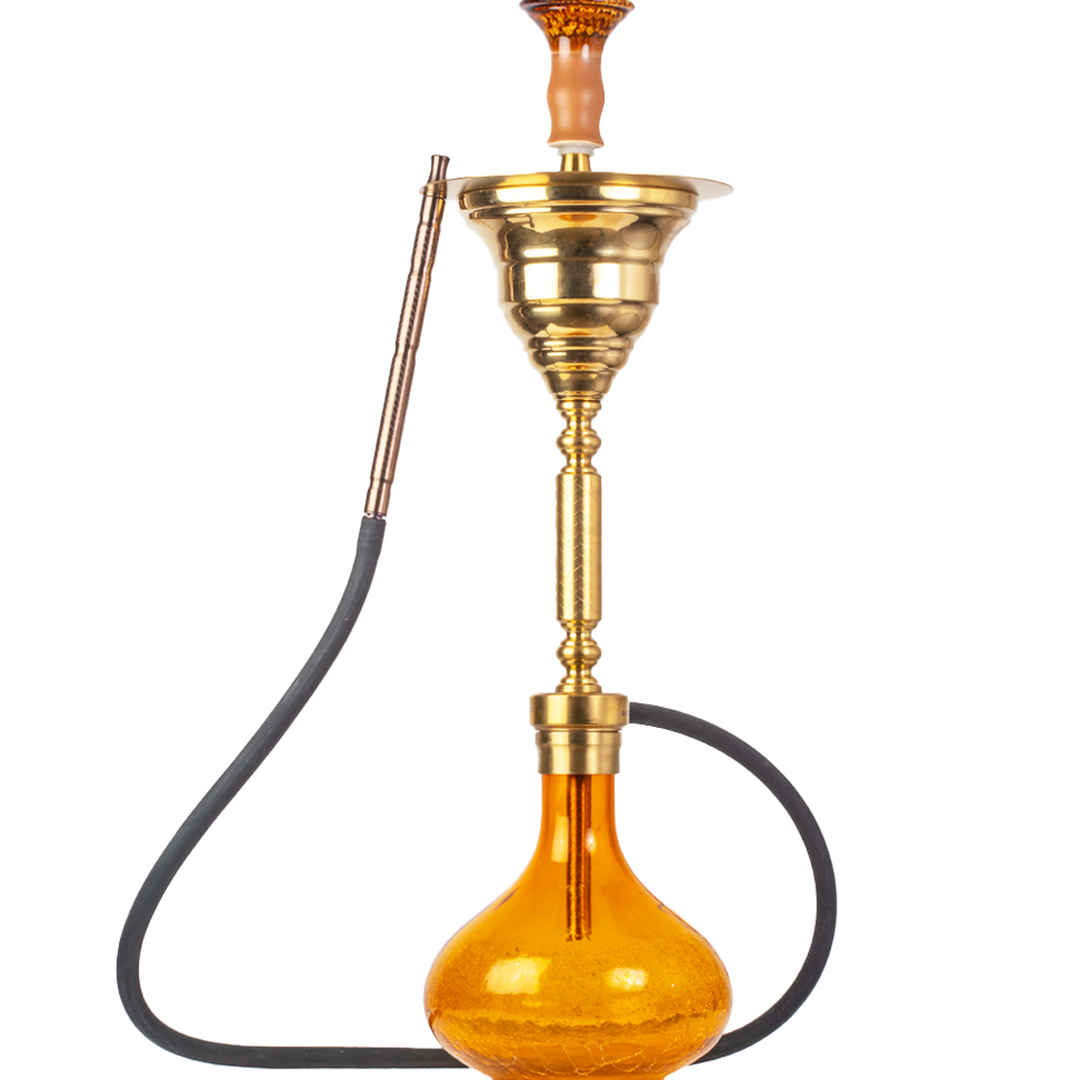 COCOYAYA Yara Hookah - Golden Stem (Amber Base)