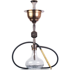 COCOYAYA Yara Yasmine Palace Hookah - Bronze Stem (Transparent Base)