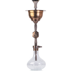 COCOYAYA Yara Yasmine Palace Hookah - Bronze Stem (Transparent Base)