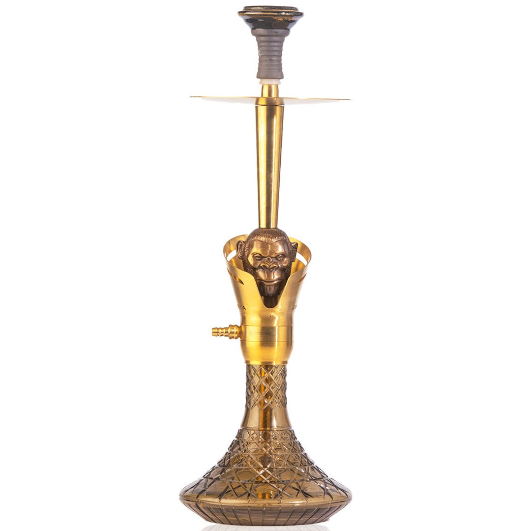 COCOYAYA Baku Kong Hookah - Golden (Grey Base)