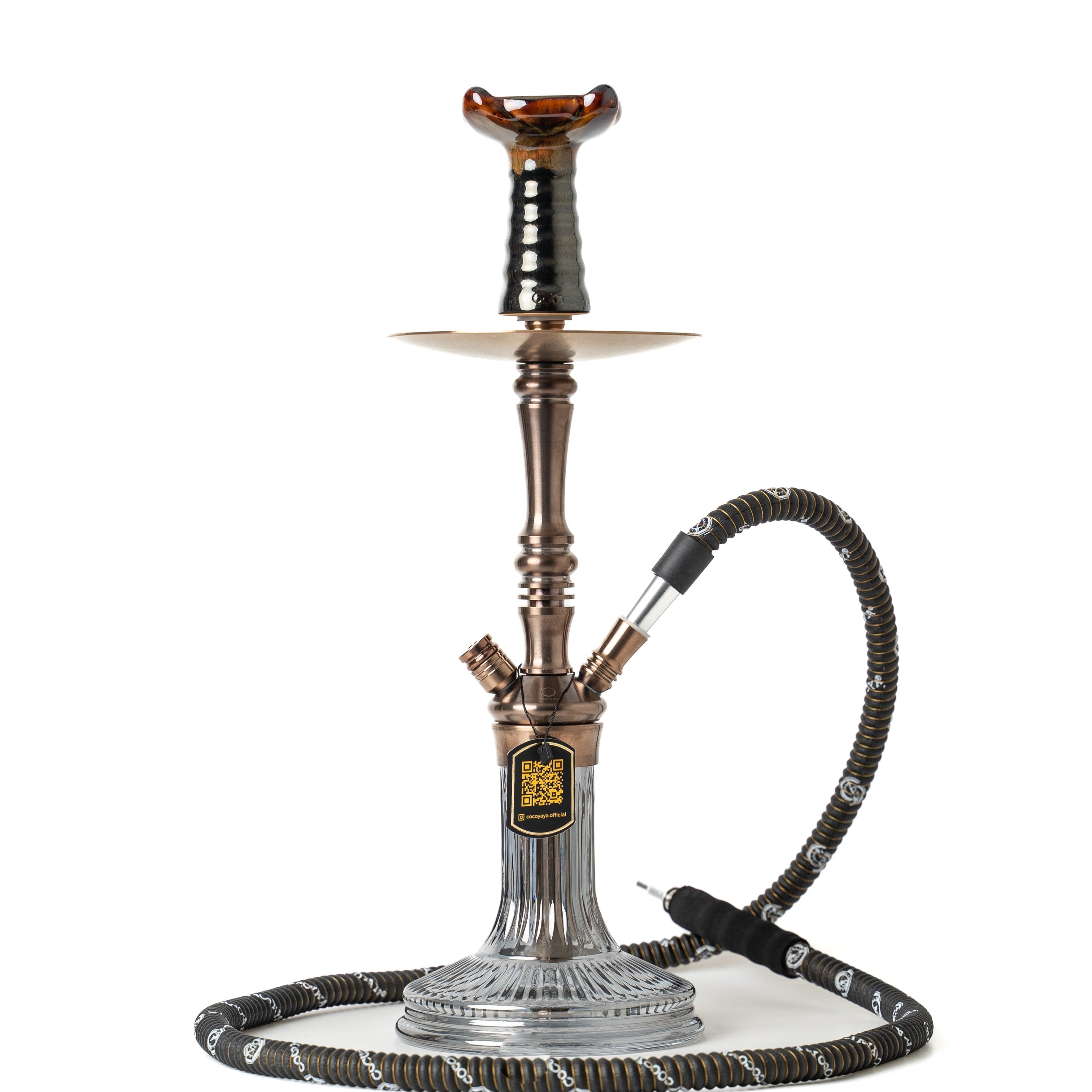 COCOYAYA Barcelona Hookah - Bronze & Black Base