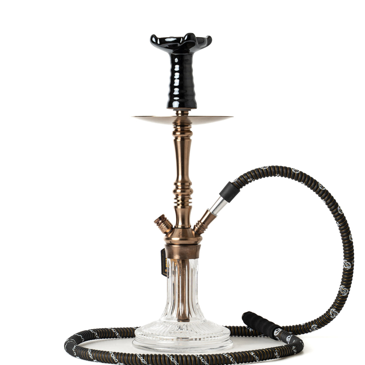 COCOYAYA Barcelona Hookah - Bronze & Transparent Base