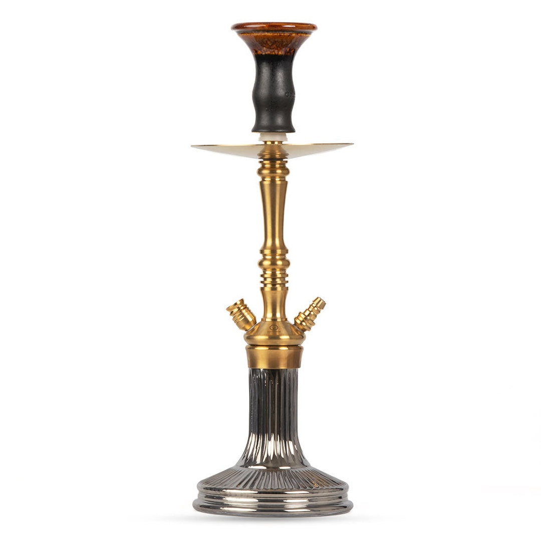 COCOYAYA Barcelona Hookah - Golden & Grey Base